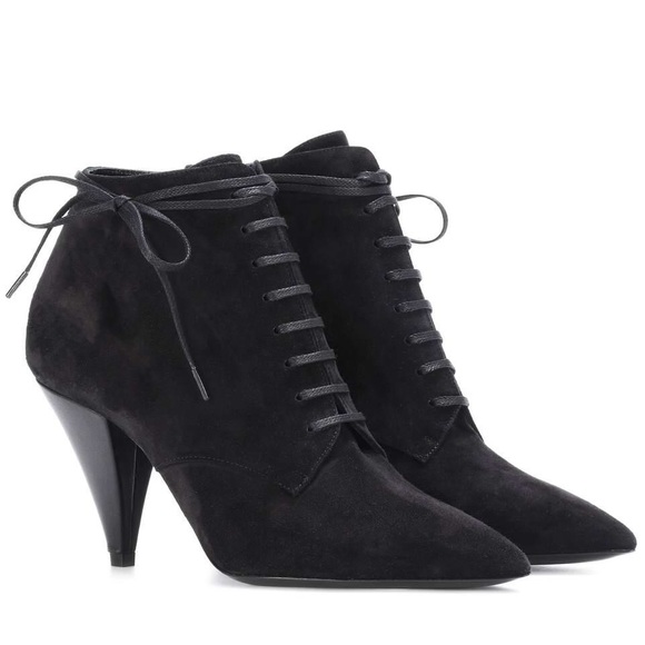 Yves Saint Laurent YSL Era Suede Ankle Boots - Picture 5 of 16